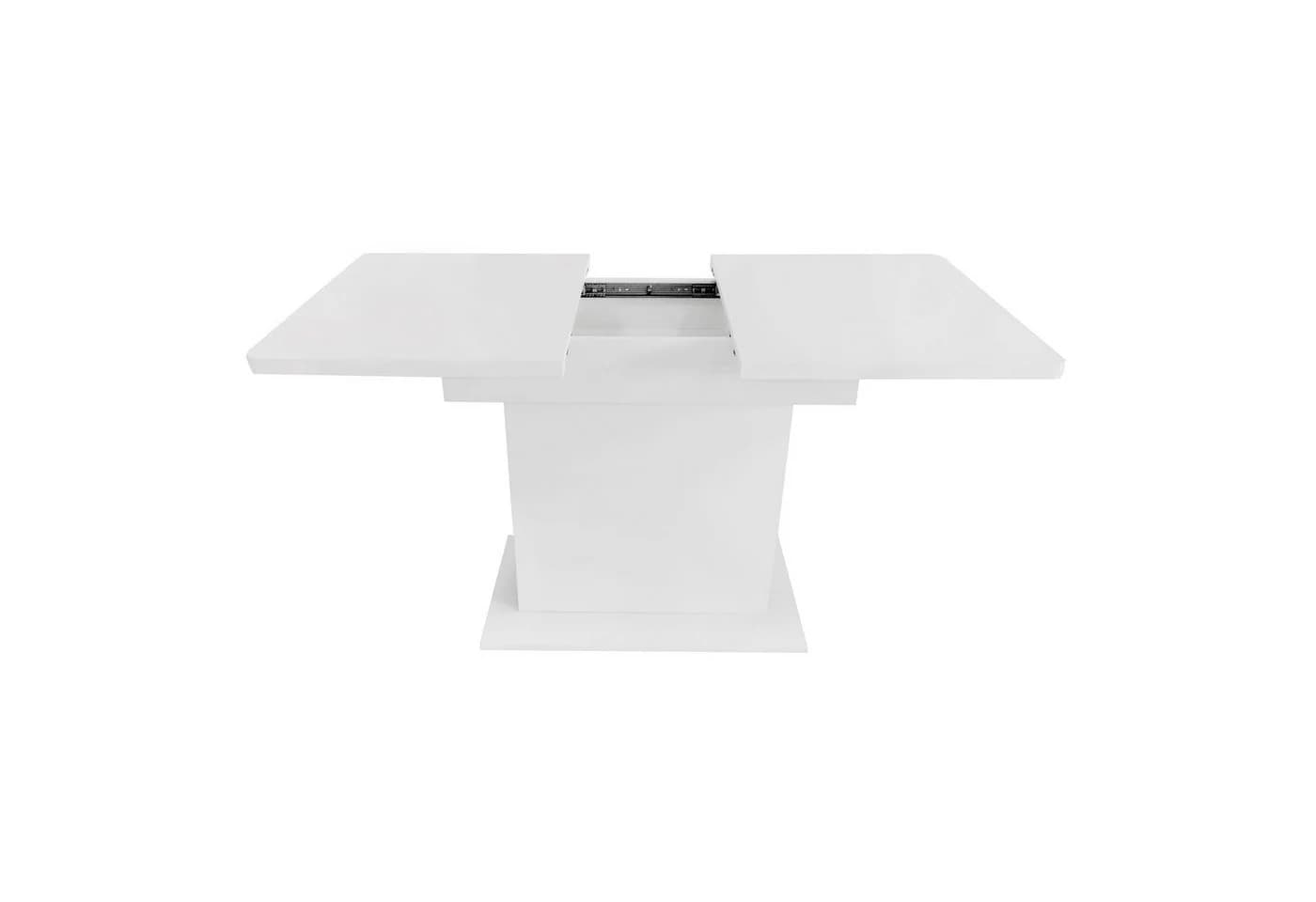 KLAM HOME Esstisch Küchentisch mit Stauraum Ausziehbar 110x70x75 cm - Bild 4