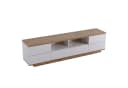 KLAM HOME Lowboard TV-Schrank Weiß Bild 2