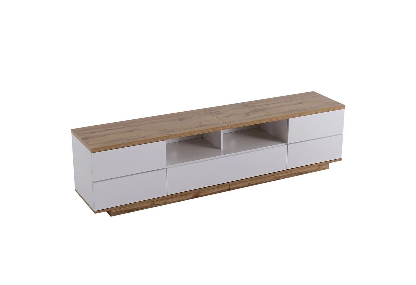 KLAM HOME Lowboard TV-Schrank Weiß - Bild 2