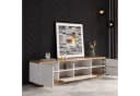 KLAM HOME Lowboard TV-Schrank Weiß Bild 5