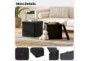 Oak&Tea Stauraumhocker Sitzhocker mit Stauraum Klappbare Aufbewahrungsbox Bild 5