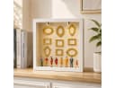 ibettertec 3D Bilderrahmen DIY Mini Museum Set mit LED & 8 Mini-Rahmen Bild 5