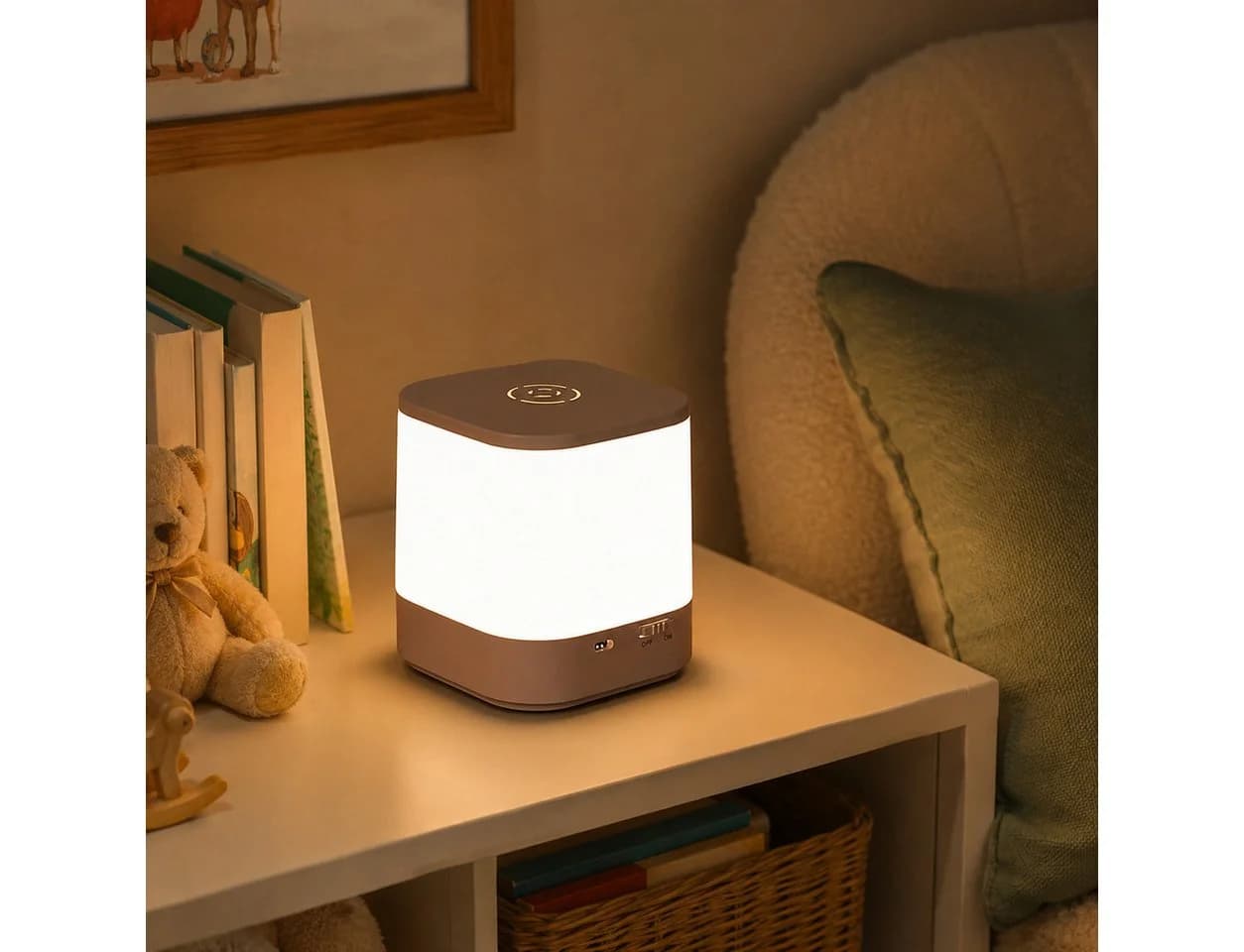 Fyrove LED Nachttischlampe Dimmbar mit Touch-Sensor Weiß - Bild 3