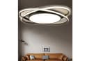Fyrove Deckenleuchte 53cm Schwarz Modern Dimmbar LED Bild 2