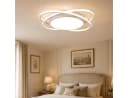 Fyrove LED Deckenlampe 53cm Dimmbar Farbtemperatur Weiß/Schwarz Bild 2