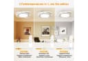 Fyrove LED Deckenlampe 53cm Dimmbar Farbtemperatur Weiß/Schwarz Bild 5