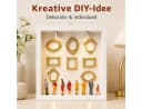 Fyrove Mini-Bilderrahmen Set 8er Gold DIY Basteln Bild 5