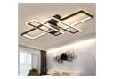 Fyrove LED Deckenleuchte 94W Dimmbar Schwarz mit Fernbedienung Bild 2