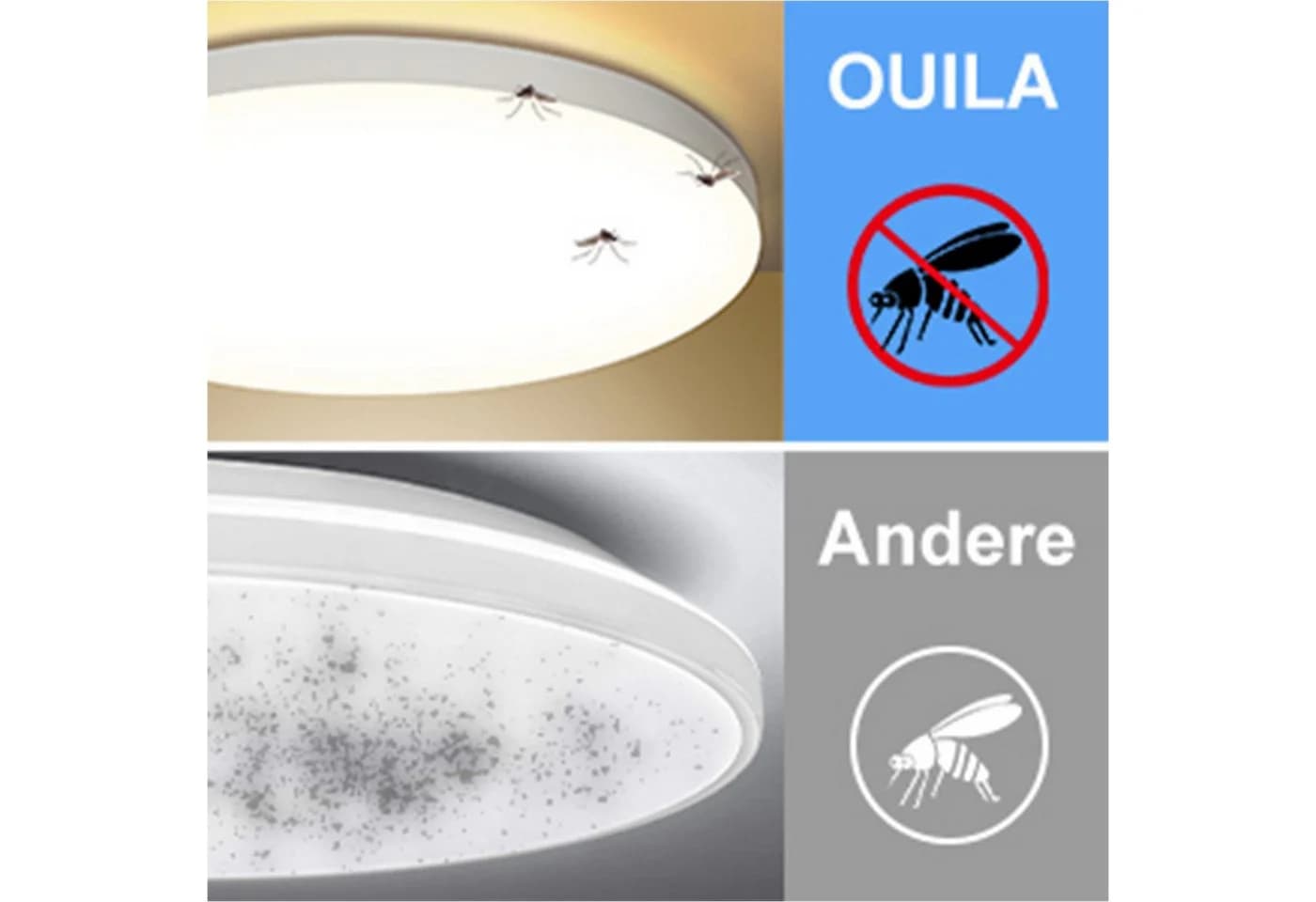 ibettertec Deckenleuchte Flach Rund Weiß 28cm wasserdicht LED - Bild 5
