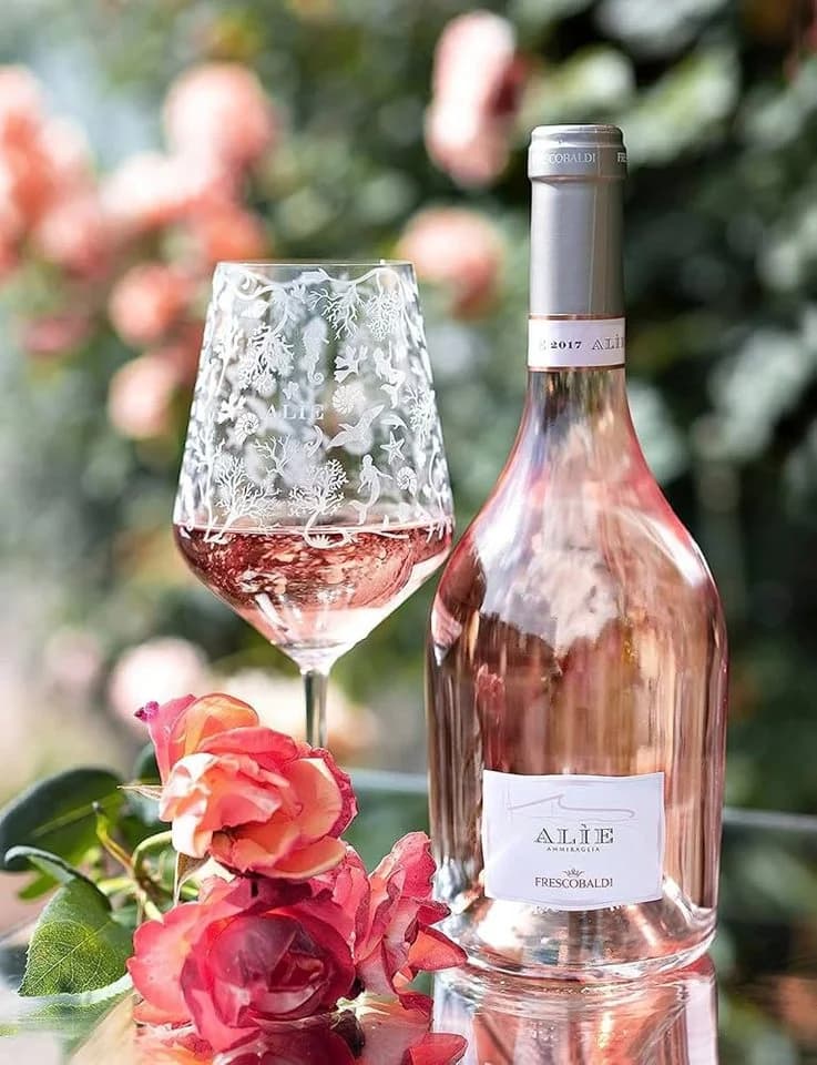 Mixcompany Frescobaldi Alìe Weingläser Set 2 Stück Premium Rosé-Gläser - Bild 4