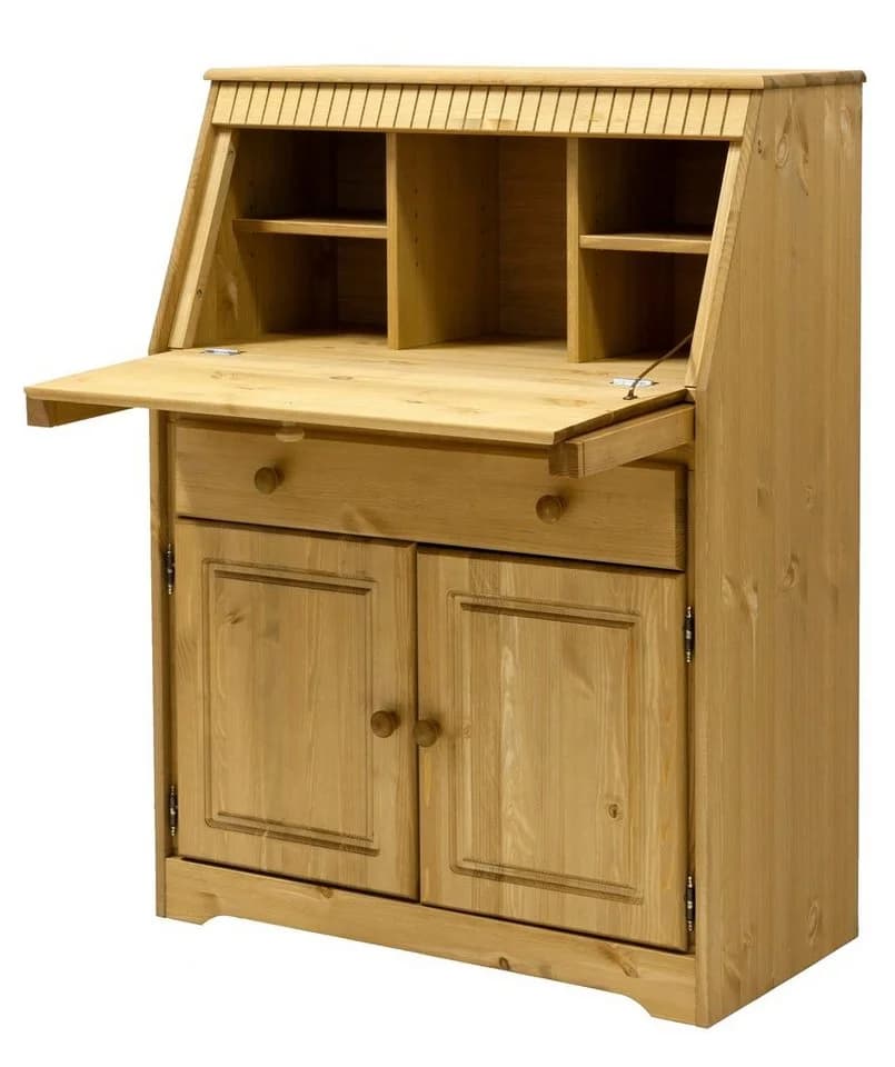 Clever-Moebel Sekretär Kiefernholz Landhausstil Schreibtisch 83x41x111 cm - Bild 4