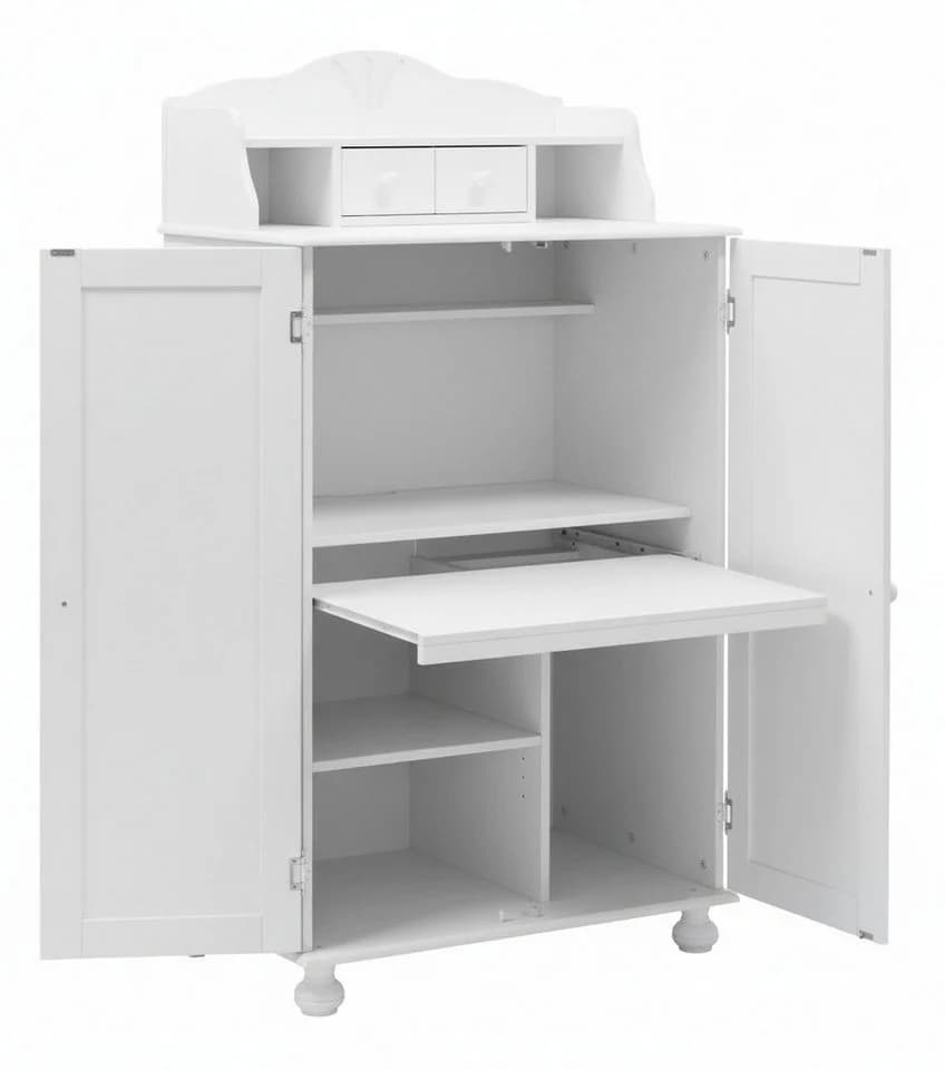 Clever-Moebel Computerschrank Massivholz Kiefer Landhausstil - Bild 3