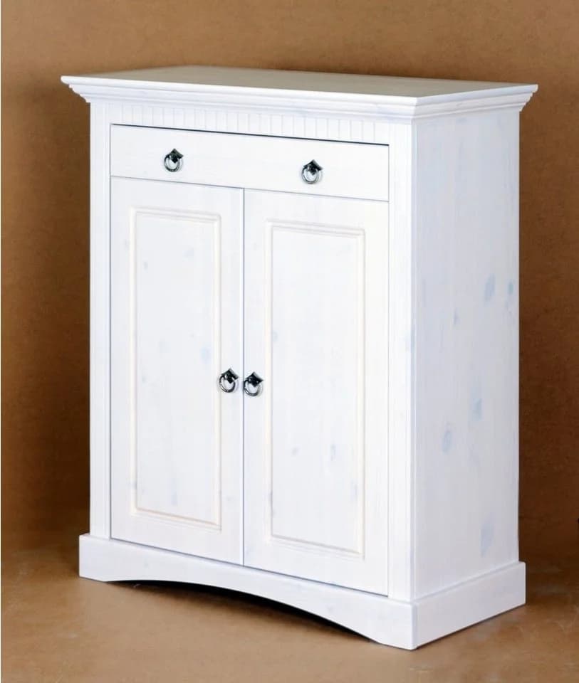 Clever-Moebel Kommode 2-türig Kiefernholz Landhausstil 84x39x97 cm - Bild 4