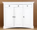Clever-Moebel Kommode 3-türig Kiefernholz Landhausstil 117x39x97 cm Bild 1