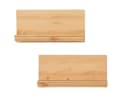 Clever-Moebel Wandregal 2er Set Kiefernholz Landhausstil 60x20x28 cm Bild 1