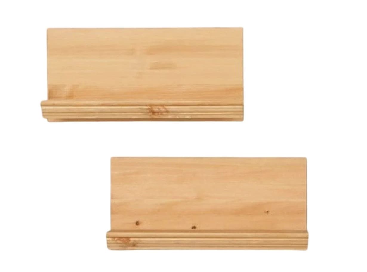 Clever-Moebel Wandregal 2er Set Kiefernholz Landhausstil 60x20x28 cm