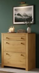 Clever-Moebel Garderoben-Set 6-tlg. Massivholz Kiefer Landhausstil Beige Bild 5