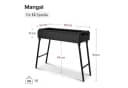 BIG-PAN Klappbarer Holzkohlegrill 80 cm mit 12 Edelstahl-Spießen & Zubehör Bild 1