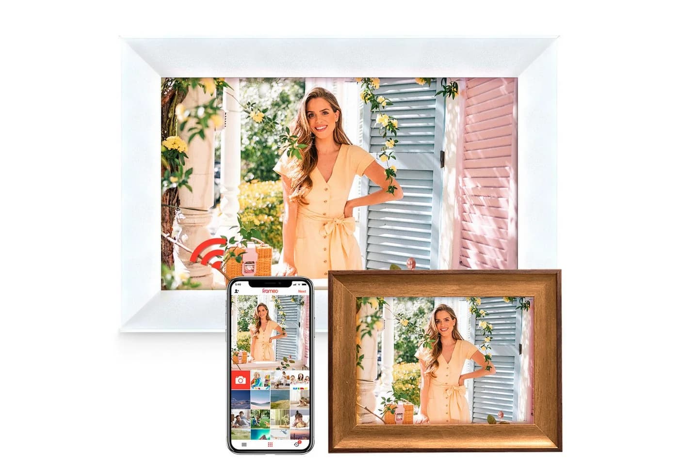 Fine Life Pro Digitaler Fotorahmen mit WiFi 10 Zoll 32 GB - Bild 2