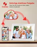 Fine Life Pro Digitaler Fotorahmen mit WiFi 10 Zoll 32 GB Bild 3