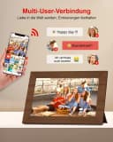 Fine Life Pro Digitaler Fotorahmen mit WiFi 10 Zoll 1280x800 Pixel 32 GB Bild 5