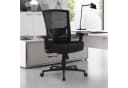 SeedWave Bürostuhl Ergonomisch 200kg Schwarz mit Lordosenstütze Bild 1