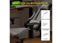 IKIDO Gaming-Stuhl Ergonomisch 150° Rückenlehne Schwarz Bild 1