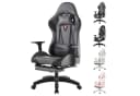 IKIDO Gaming-Stuhl Ergonomisch 150° Rückenlehne Schwarz Bild 2