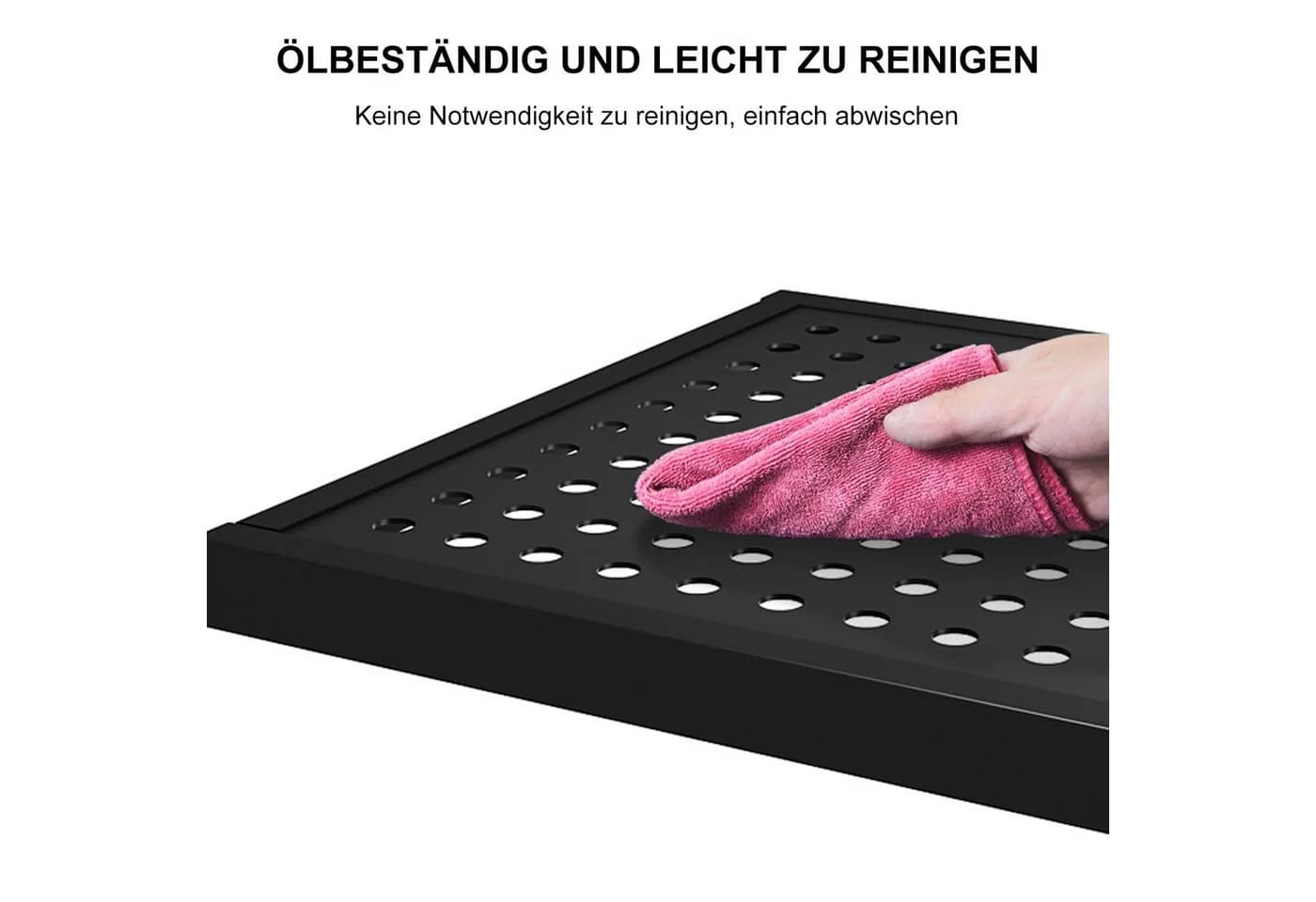 FOXSPORT Standregal mit Rollen 2er-Set 5 Ablagen 20 kg Traglast Küchenregal 72x37x163cm - Bild 3