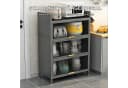 FOXSPORT Küchenschrank Vorratschrank 20 kg Traglast Grau Bild 1