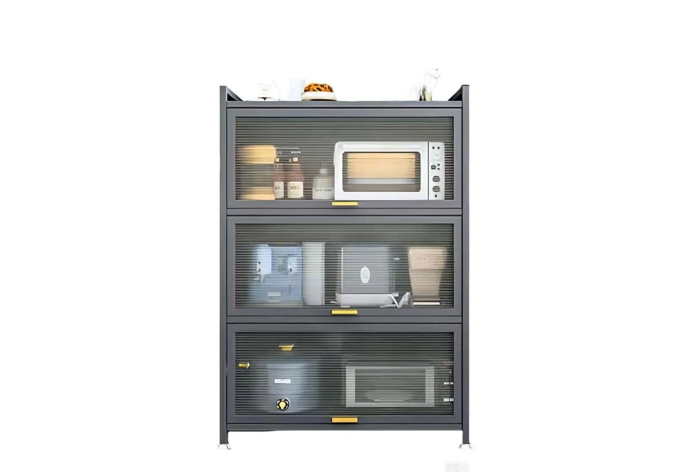 FOXSPORT Küchenschrank Vorratschrank 20 kg Traglast Grau - Bild 2