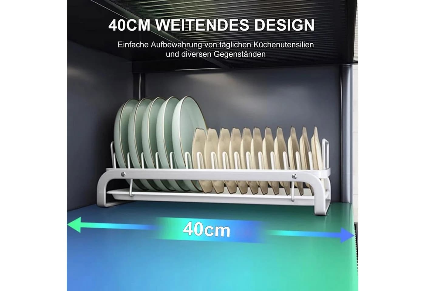 FOXSPORT Küchenschrank Vorratschrank 20 kg Traglast Grau - Bild 4