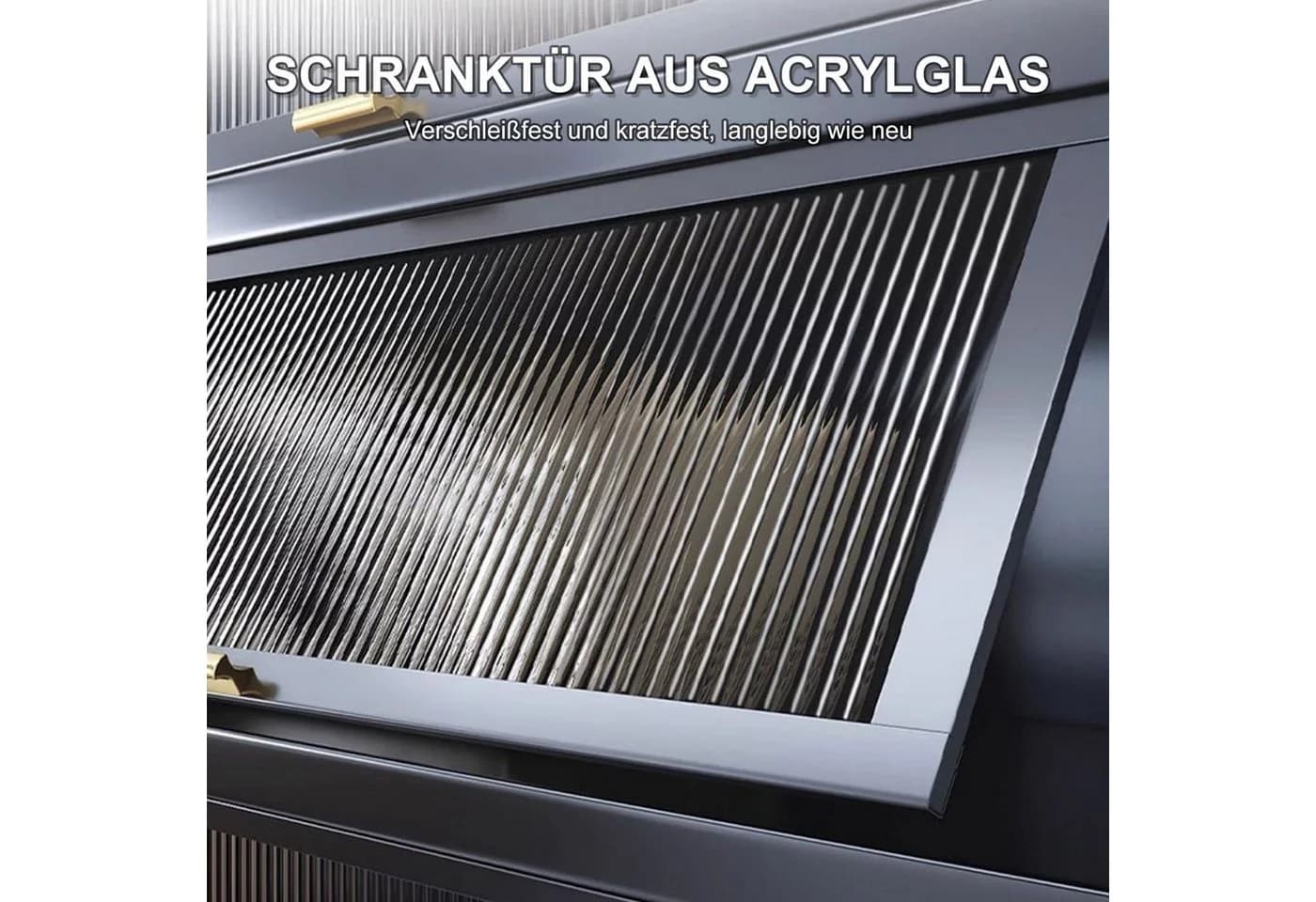 FOXSPORT Küchenschrank Vorratschrank 4/5 Ablagen Grau - Bild 3