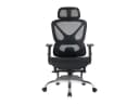 FOXSPORT Bürostuhl Ergonomisch 4D-Armlehnen 3D-Kopfstütze Schwarz Bild 2