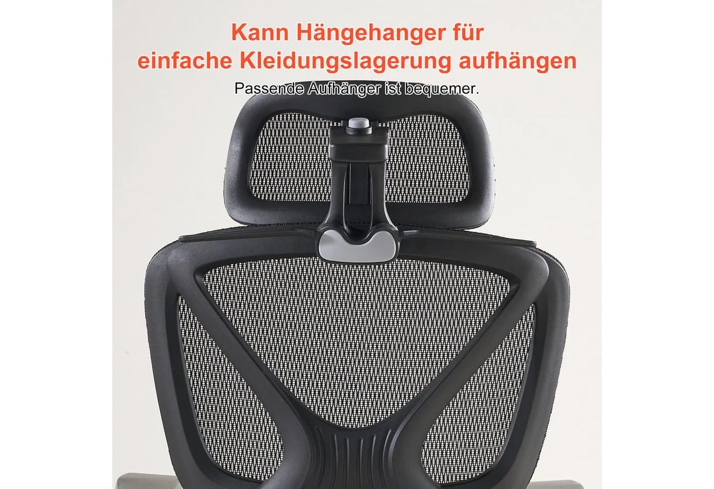 FOXSPORT Bürostuhl Ergonomisch 4D-Armlehnen 3D-Kopfstütze Schwarz - Bild 3