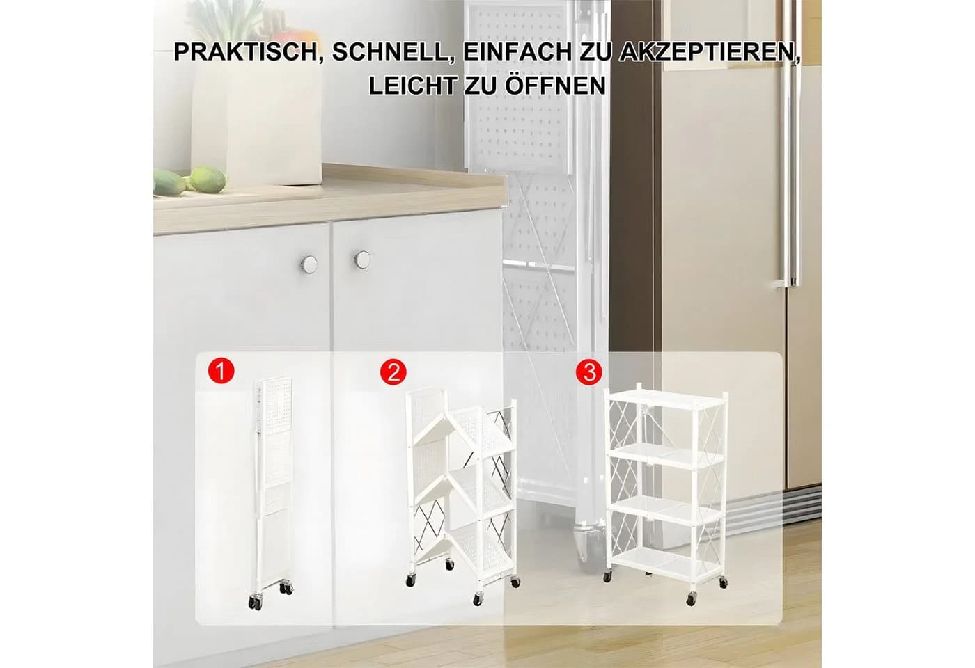 FOXSPORT Standregal mit Rollen 2er-Set Schwerlastregal - Bild 5