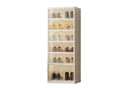 Seven Comfort Schuhschrank Kunststoff 6 Fächer Weiß Faltbar Bild 2