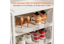 Seven Comfort Schuhschrank Kunststoff 6 Fächer Weiß Faltbar Bild 3