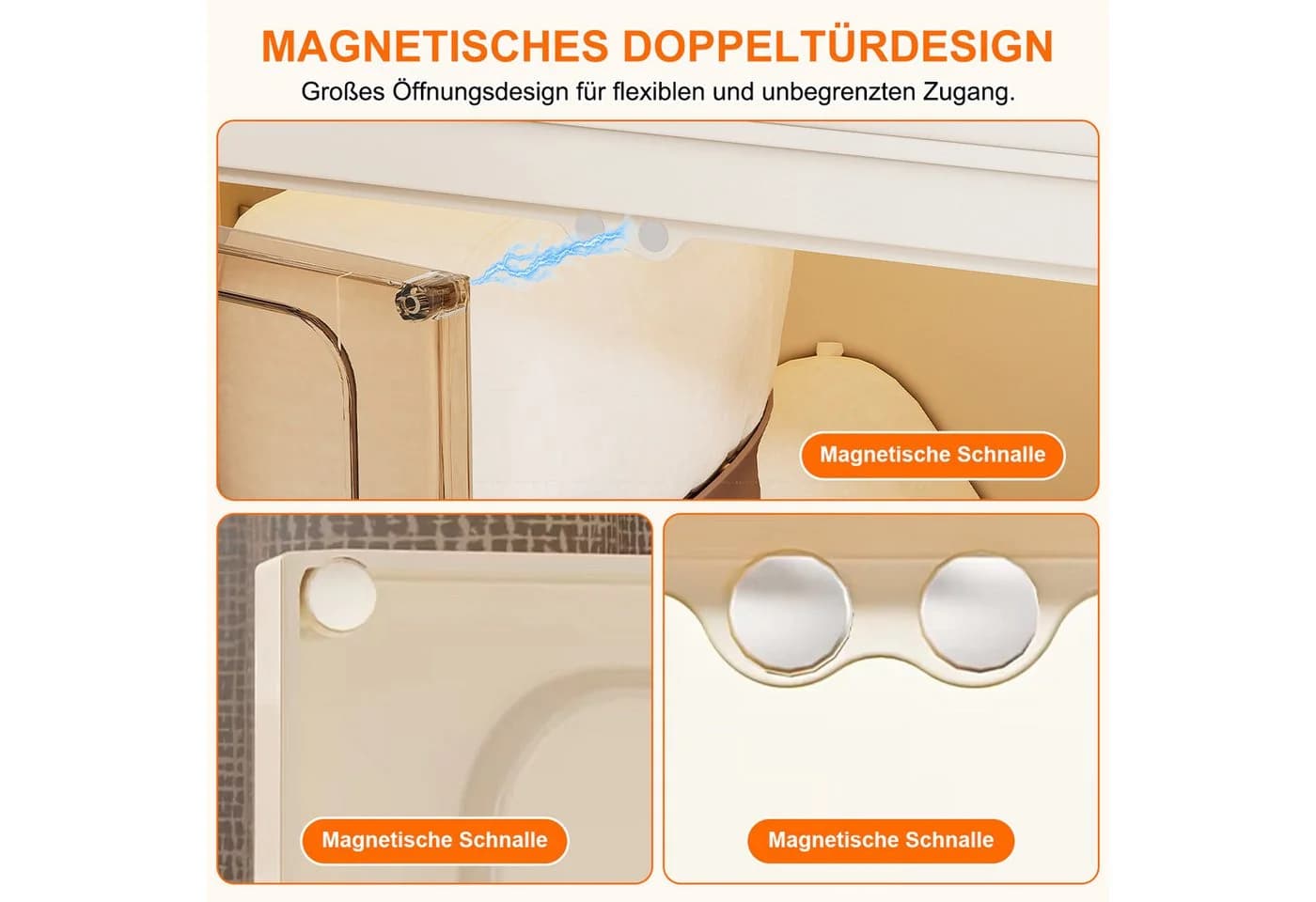 Seven Comfort Mehrzweckschrank Kunststoff Schmaler Rollcontainer