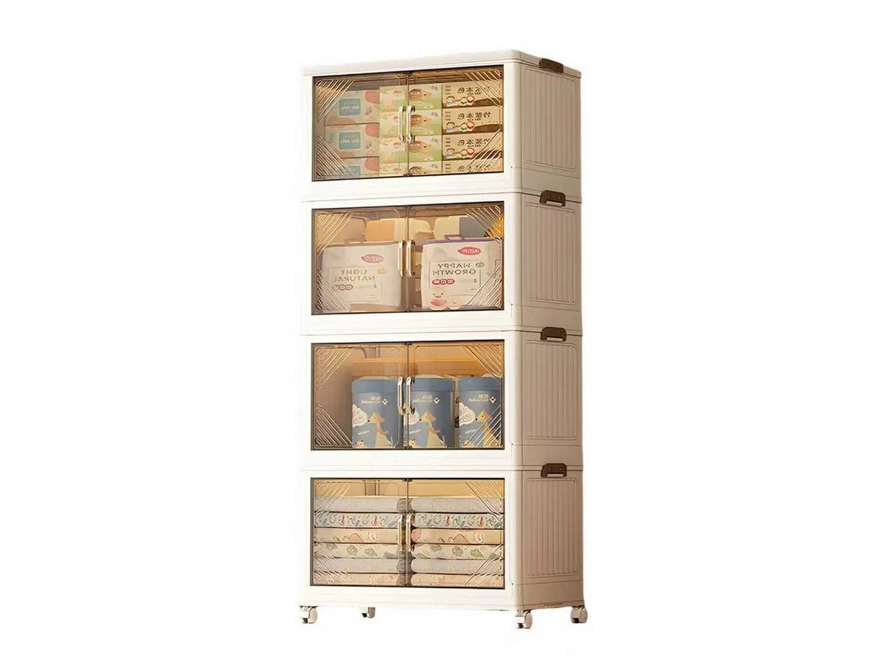 Seven Comfort Mehrzweckschrank Kunststoff Schmaler Rollcontainer - Bild 2