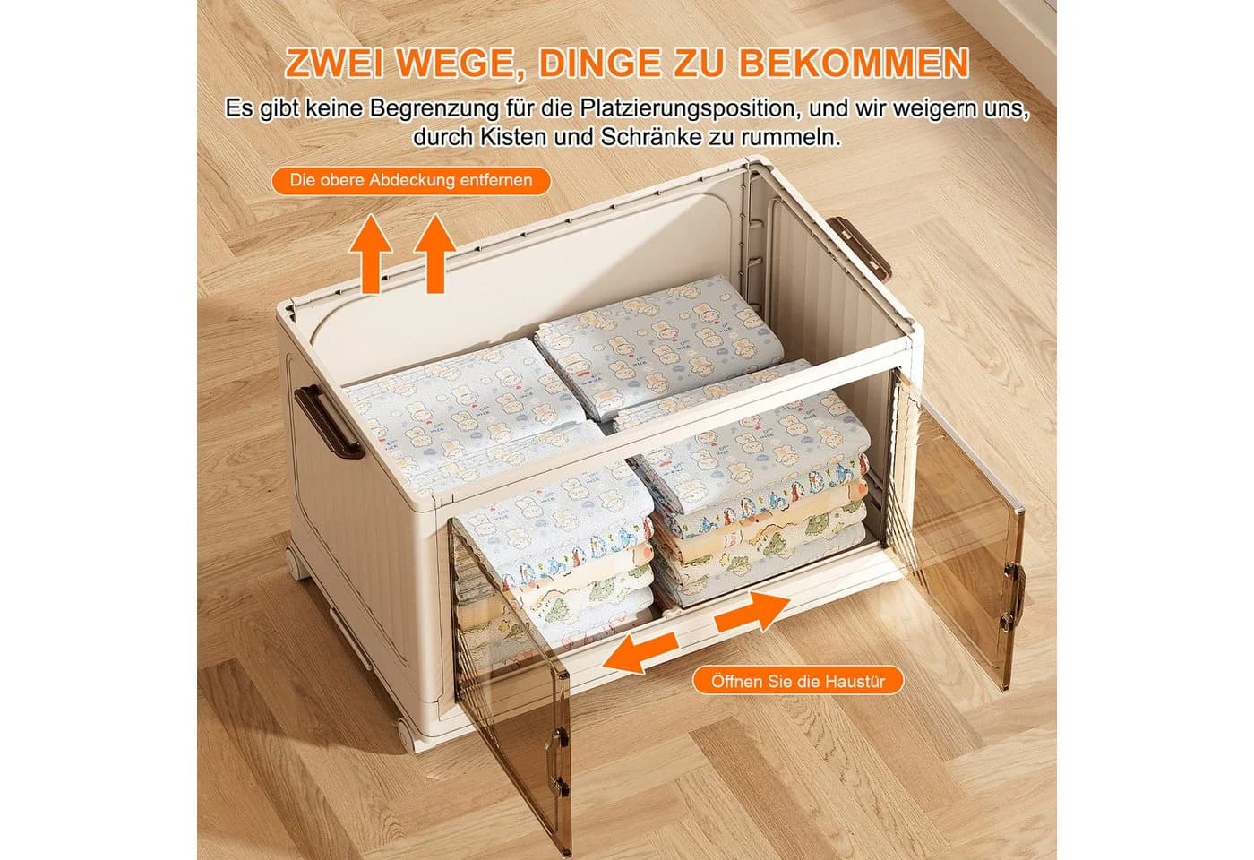 Seven Comfort Mehrzweckschrank Kunststoff Schmaler Rollcontainer - Bild 5