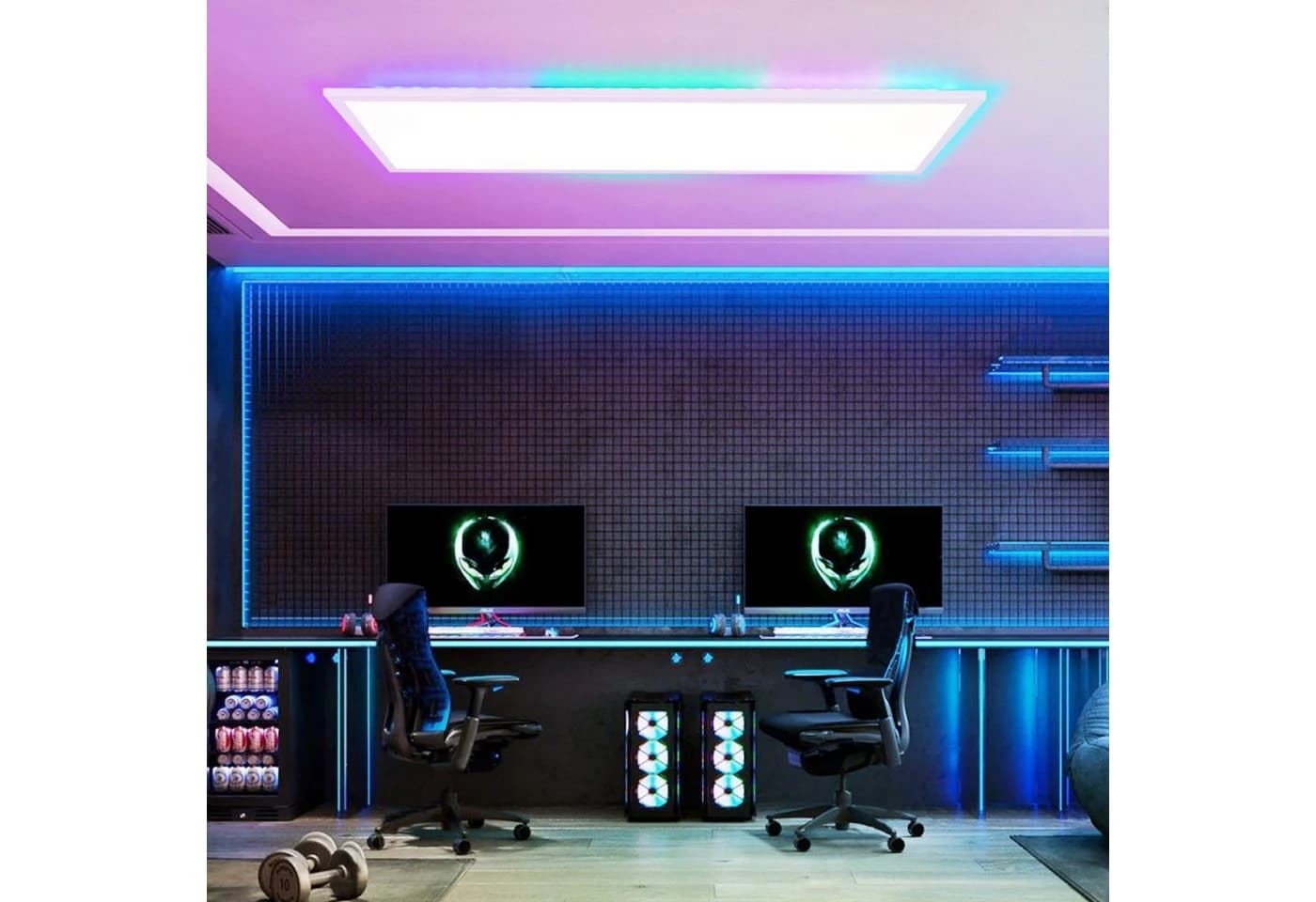 ZMH LED Deckenleuchte Dimmbar RGB Hintergrundbeleuchtung - Bild 3