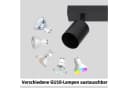 Nettlife Deckenstrahler GU10 Rechteckig 4flammig Schwarz Bild 4