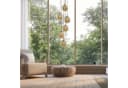 Nettlife Pendelleuchte 3-flammig Bernstein Glas Höheverstellbar Bild 3