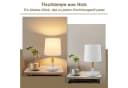 Nettlife Nachttischlampe Holz E27 Landhausstil mit Kippschalter Bild 1