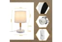 Nettlife Nachttischlampe Holz E27 Landhausstil mit Kippschalter Bild 5