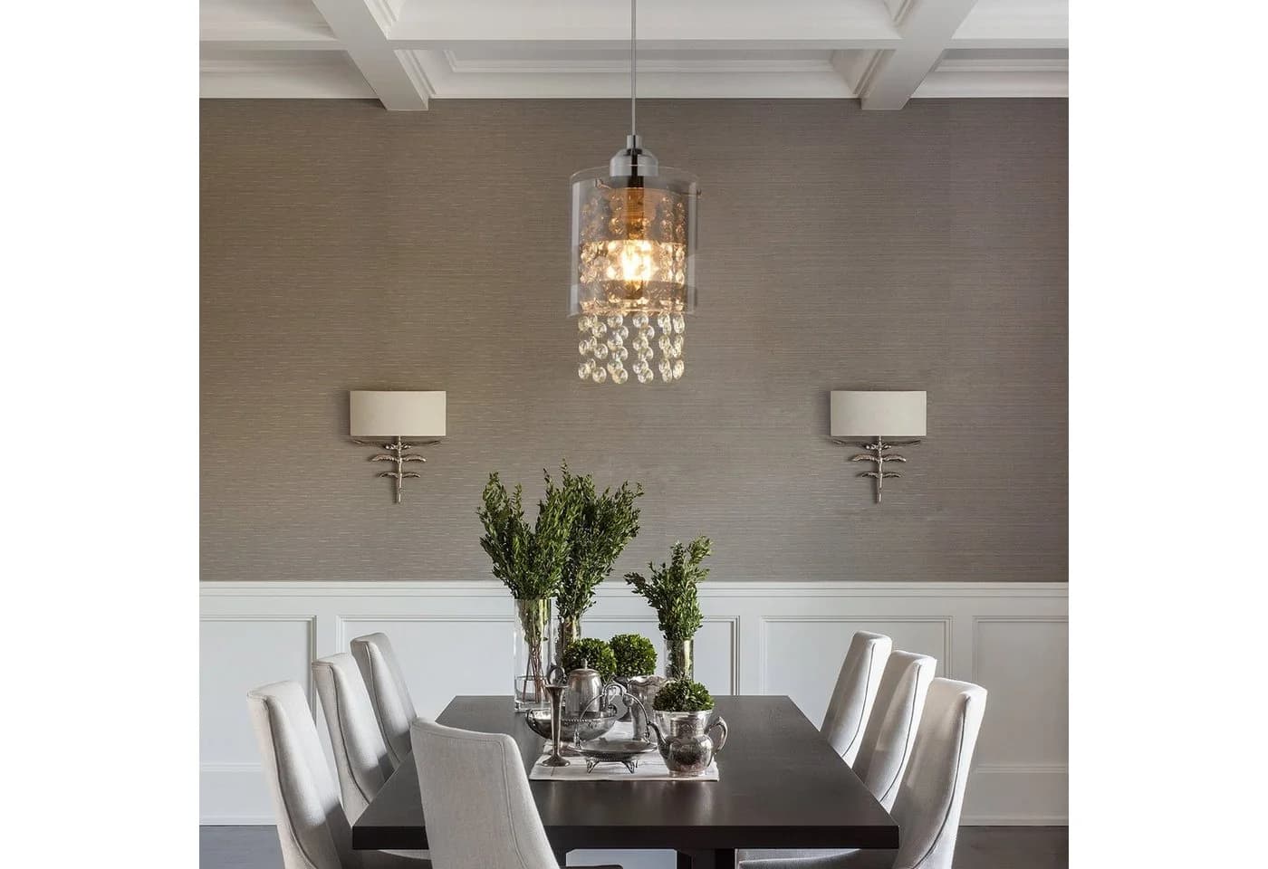 Nettlife Pendelleuchte 150 cm Kristall Hängeleuchte Modern - Bild 3