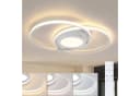 ZMH LED Deckenleuchte Dimmbar mit Fernbedienung Weiß Modern Bild 2