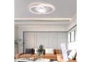 ZMH LED Deckenleuchte Dimmbar mit Fernbedienung Weiß Modern Bild 3