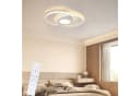 ZMH LED Deckenleuchte Dimmbar mit Fernbedienung Weiß Modern Bild 4